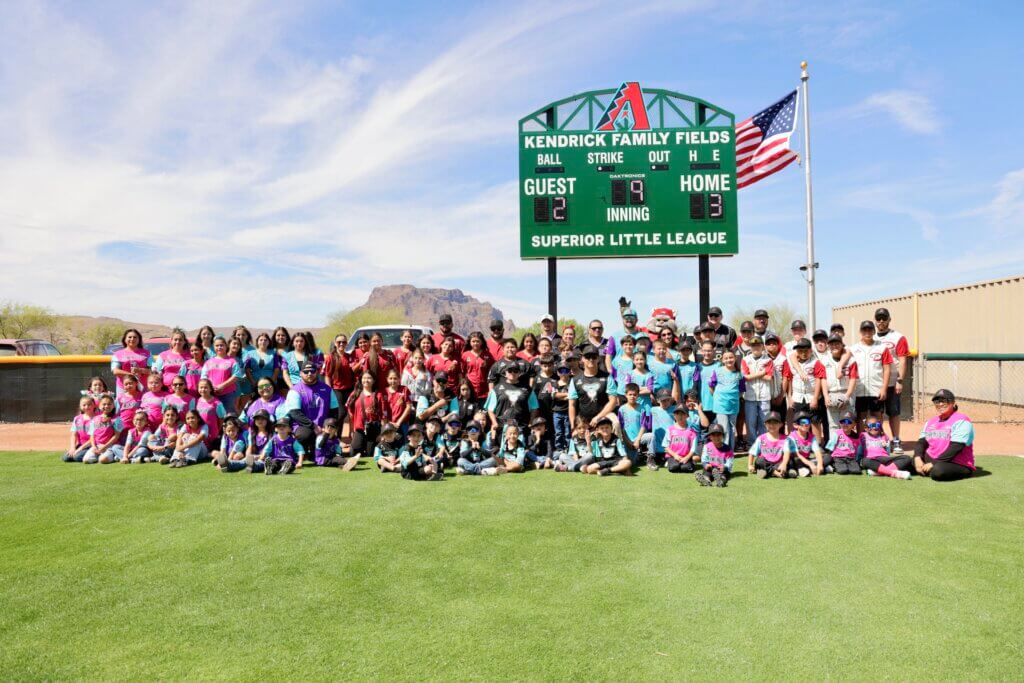 Superior Little League Field Receives Major Upgrade from Arizona Diamondbacks